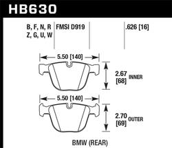 Hawk Performance HB630G.626