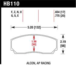 Hawk Performance HB110N.654