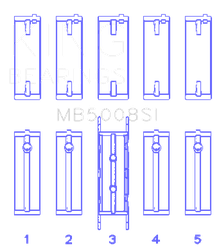 King Engine Bearings MB5008SI