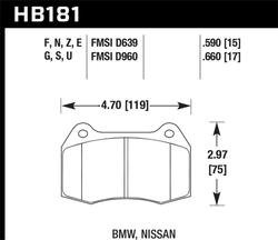 Hawk Performance HB181E.660