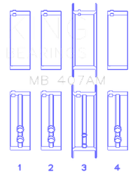 King Engine Bearings MB407AM010