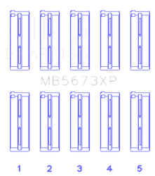 King Engine Bearings MB5673XP