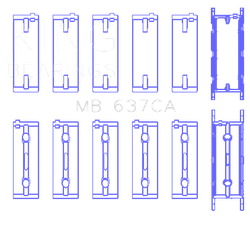 King Engine Bearings MB637CA0.25