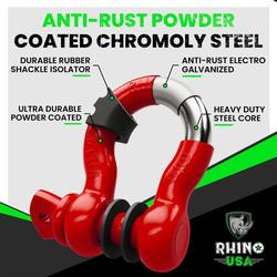 Rhino USA RNO-RED-SHACKLES