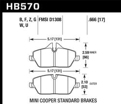 Hawk Performance HB570Z.666