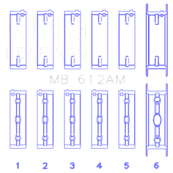 King Engine Bearings MB612AM