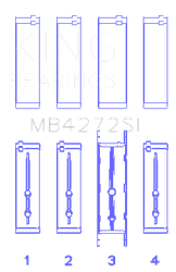 King Engine Bearings MB4272SI