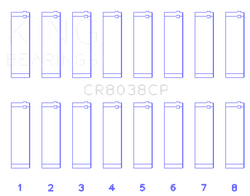 King Engine Bearings CR8038CP0.5