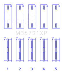King Engine Bearings MB5721XP