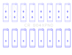 King Engine Bearings CR804XPND