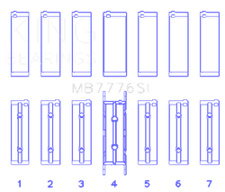 King Engine Bearings MB7776SI0.75