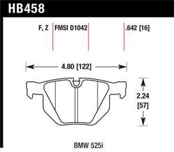 Hawk Performance HB458F.642