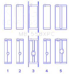 King Engine Bearings MB558XPC