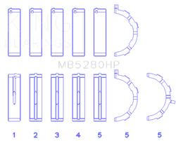 King Engine Bearings MB5280HP