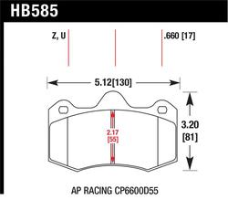 Hawk Performance HB585U.660