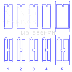 King Engine Bearings MB556HPN030