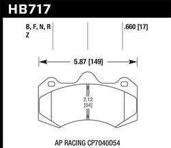 Hawk Performance HB717N.660