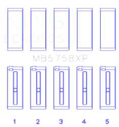 King Engine Bearings MB5758XP