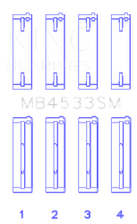King Engine Bearings MB4533SM