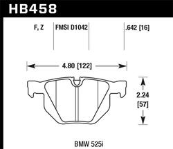 Hawk Performance HB458B.642