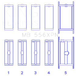 King Engine Bearings MB556XPN020