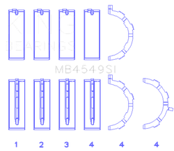 King Engine Bearings MB4549SI
