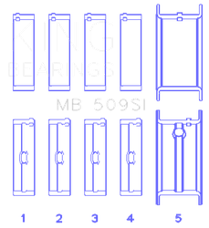 King Engine Bearings MB509SI040