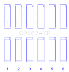 King Engine Bearings CR6874XP