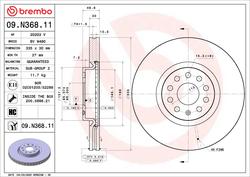Brembo OE 09.N368.11