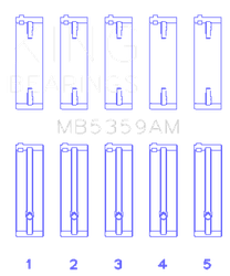 King Engine Bearings MB5359AM