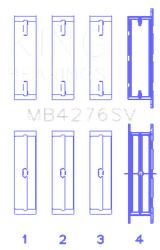 King Engine Bearings MB4276SV
