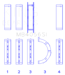 King Engine Bearings MB4056SI