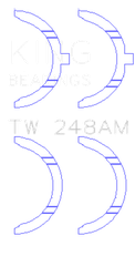 King Engine Bearings TW248AM
