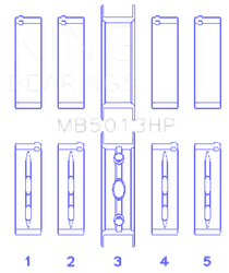King Engine Bearings MB5013HP010X