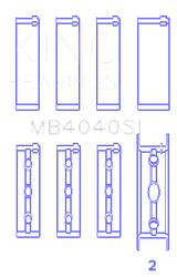 King Engine Bearings MB4040SI0.5