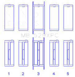 King Engine Bearings MB529XPC010