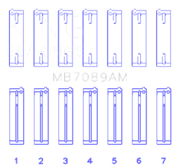 King Engine Bearings MB7089AM