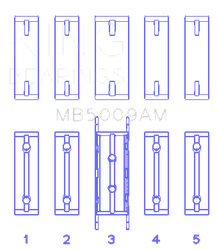 King Engine Bearings MB5009AM
