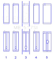 King Engine Bearings MB517SI010