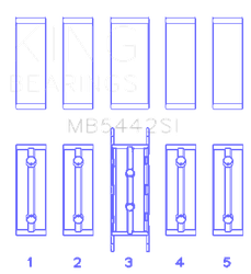 King Engine Bearings MB5442SI0.75