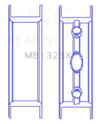 King Engine Bearings MB1328XP