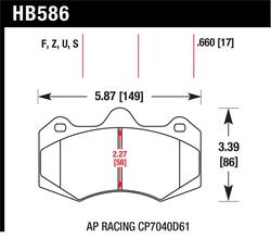 Hawk Performance HB586U.660