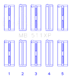 King Engine Bearings MB511XP