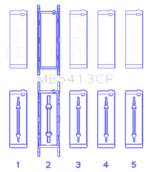 King Engine Bearings MB5413CP010