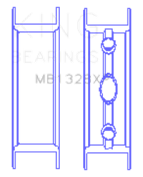 King Engine Bearings MB1328XP