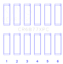 King Engine Bearings CR6877XPCSTDX