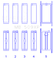 King Engine Bearings MB509XP001