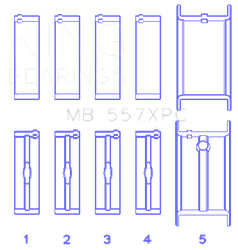 King Engine Bearings MB557XPC020