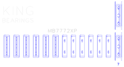 King Engine Bearings MB7772XPSTDX