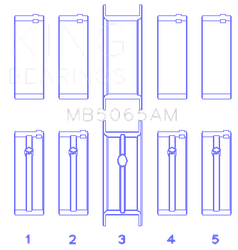 King Engine Bearings MB5065AM0.25